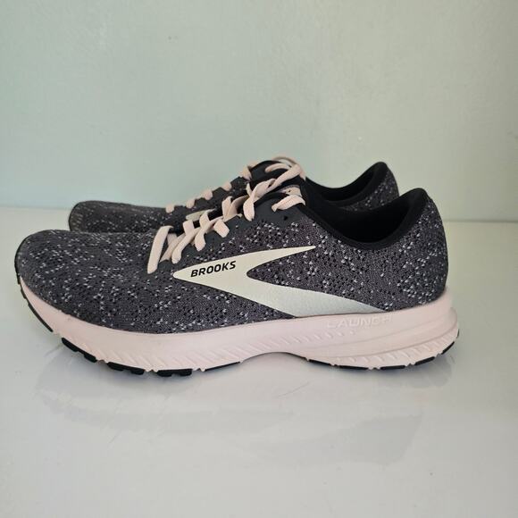 Brooks Launch 7 Running Shoes Women's 8.5 Gray Pink Athletic Athleisure Active - Picture 4 of 11